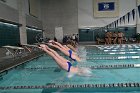 Swimming vs Babson  Wheaton College Swimming vs Babson College. - Photo By: KEITH NORDSTROM : Wheaton, Swimming, Babson